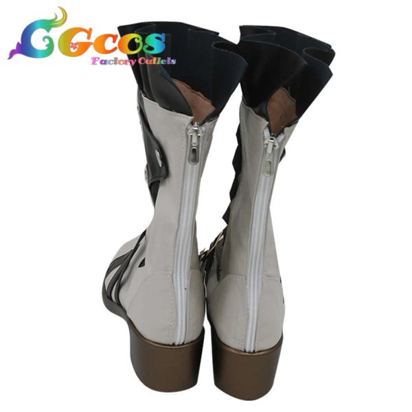 画像3: アークナイツ　コスプレ靴　淬羽サイレンス　コスプレブーツ　コスプレ衣装 (3)