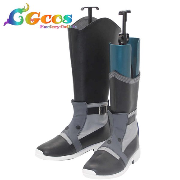 画像2: 崩壊：スターレイル　コスプレ靴　アーラン　コスプレブーツ　コスプレ衣装 (2)