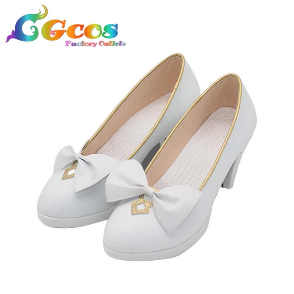 画像2: ブルーアーカイブ コスプレ靴 百合園セイア コスプレブーツ コスプレ衣装 (2)