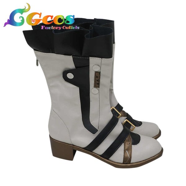 画像2: アークナイツ　コスプレ靴　淬羽サイレンス　コスプレブーツ　コスプレ衣装 (2)