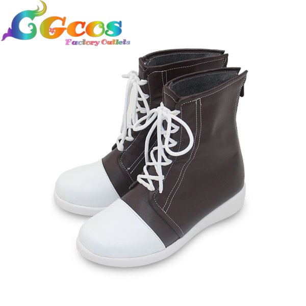 画像2: バーチャルYouTuber　Vtuber　コスプレ靴　七詩ムメイ　カジュアル衣装　コスプレブーツ　コスプレ衣装 (2)