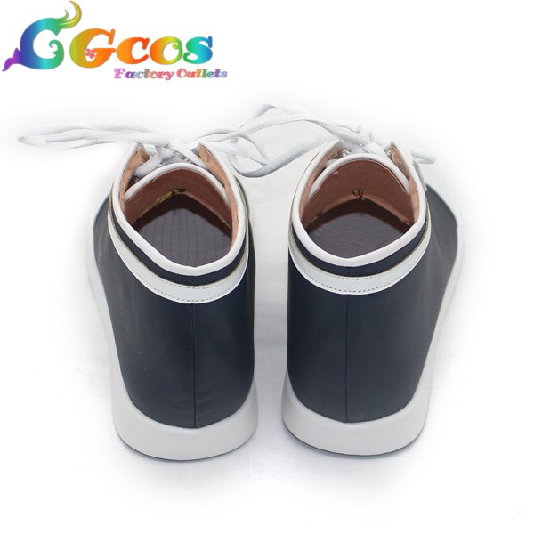 画像2: バーチャルYouTuber　Vtuber　コスプレ靴　猫又おかゆ　制服衣装　コスプレブーツ　コスプレ衣装 (2)