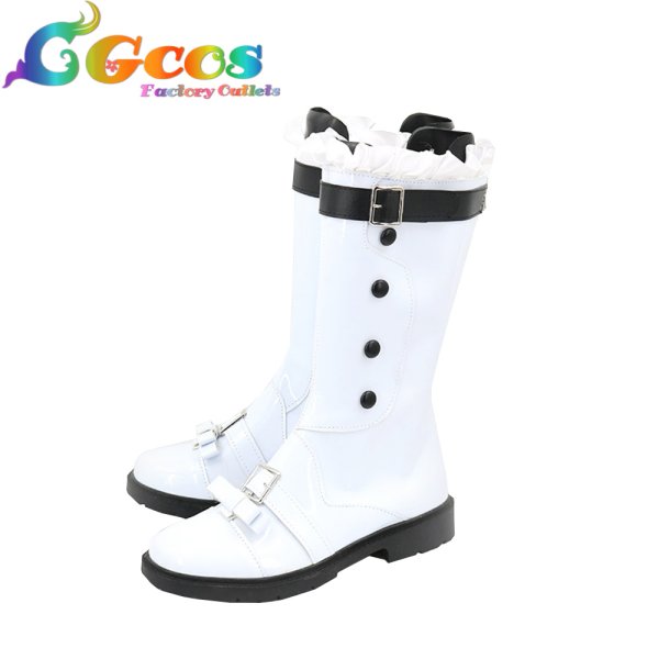 画像2: ドールズフロントライン　少女前線　コスプレ靴　ハッブル　コスプレブーツ　コスプレ衣装 (2)