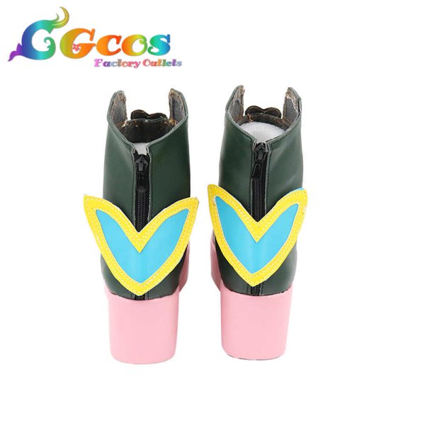 画像3: プロジェクトセカイ カラフルステージ!feat.初音ミク　コスプレ靴　鳳えむ　ハピハピ・クロックラビット　想いはひとつ　コスプレブーツ　コスプレ衣装 (3)