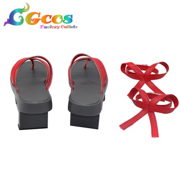 画像3: 原神　げんしん　コスプレ靴　宵宮　琉焔に舞う大輪　コスプレブーツ　コスプレ衣装 (3)