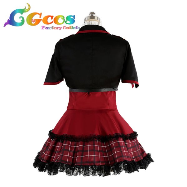 画像2: ブルーアーカイブ 浅黄ムツキ コスプレ衣装 (2)