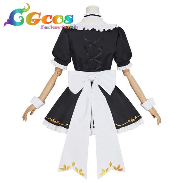 画像2: Fate/Grand Order FGO カーマ ミステイク メイド コスプレ衣装 (2)