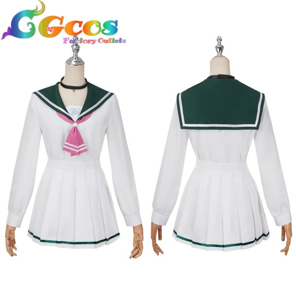 画像3: ブルーアーカイブ 杏山カズサ コスプレ衣装 (3)