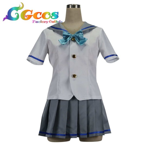 画像4: ホヅミ先生と茉莉くんと 白花茉莉 制服 コスプレ衣装 (4)