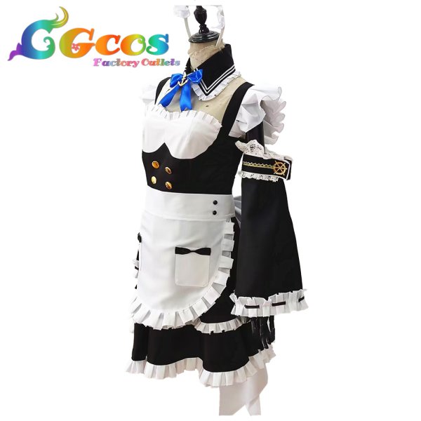 画像2: バーチャルYouTuber VTuber 湊あくあ あくありうむ。 コスプレ衣装 (2)