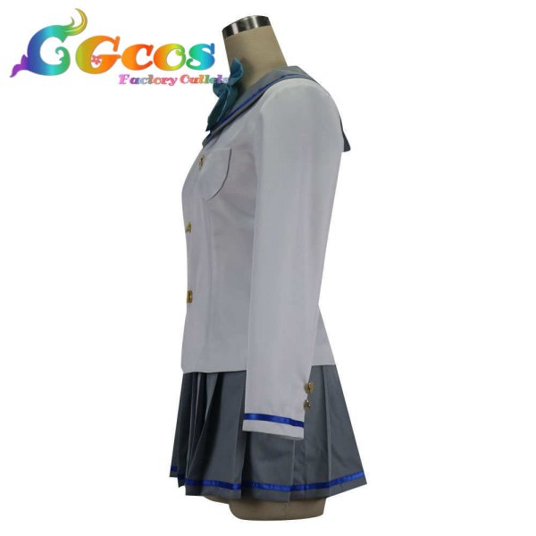 画像2: ホヅミ先生と茉莉くんと 白花茉莉 制服 コスプレ衣装 (2)