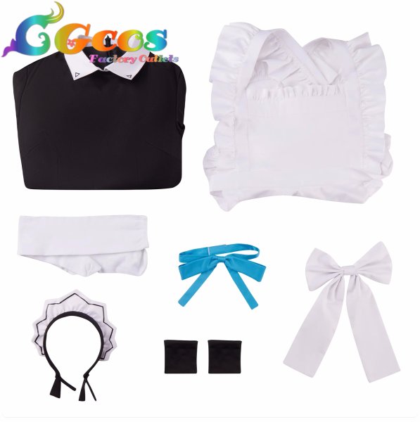 画像3: ブルーアーカイブ 天童アリス メイド服 コスプレ衣装 (3)