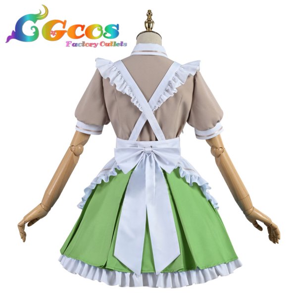 画像2: ラブライブ!スーパースター!! Liella! 平安名すみれ メイド服 コスプレ衣装 (2)