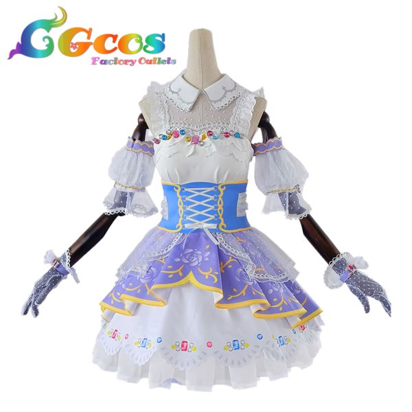 画像2: ラブライブ! School idol project ロイヤルプリンセス編  覚醒後 園田海未 高坂穂乃果 南ことり 西木野真姫 星空凛 小泉花陽 絢瀬絵里 矢澤にこ 東條希 コスプレ衣装 (2)