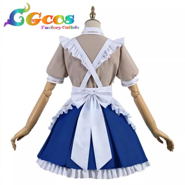 画像2: ラブライブ!スーパースター!! Liella! 葉月恋 メイド服 コスプレ衣装 (2)