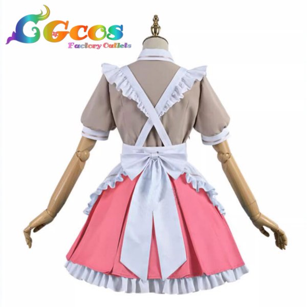 画像2: ラブライブ!スーパースター!! Liella! 嵐千砂都 メイド服 コスプレ衣装 (2)