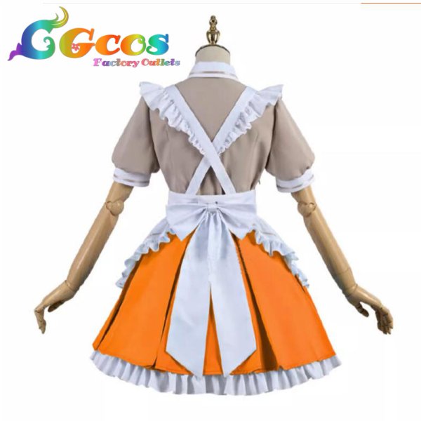 画像2: ラブライブ!スーパースター!! Liella! 澁谷かのん メイド服 コスプレ衣装 (2)