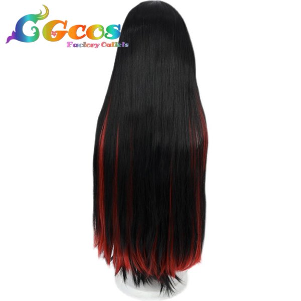 画像2: パニシング:グレイレイヴン ウィッグ ルシア紅蓮 雨中散策 コスプレ衣装 (2)