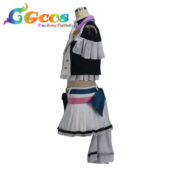 画像2: BanG Dream! バンドリ! ロック 朝日六花 届く思い、躍る心 コスプレ衣装 (2)