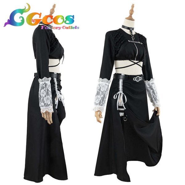 画像2: 「一部在庫あり」プロジェクトセカイ カラフルステージ!feat.初音ミク プロセカZOZOコラボ 小豆沢こはね コスプレ衣装 (2)