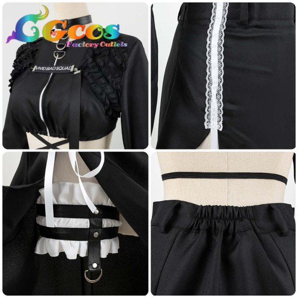 画像5: 「一部在庫あり」プロジェクトセカイ カラフルステージ!feat.初音ミク プロセカZOZOコラボ 小豆沢こはね コスプレ衣装 (5)