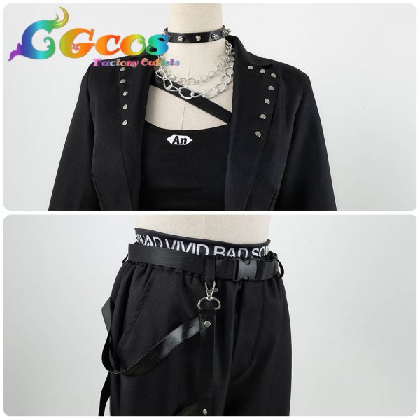 画像6: プロジェクトセカイ カラフルステージ!feat.初音ミク　プロセカZOZOコラボ　白石杏　コスプレ衣装 (6)