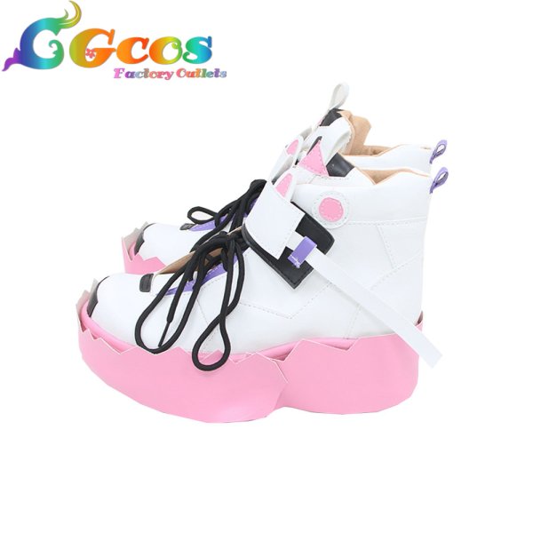 画像2: バーチャルYouTuber Vtuber コスプレ靴 Mococo Abyssgard モココ・アビスガード コスプレブーツ コスプレ衣装 (2)