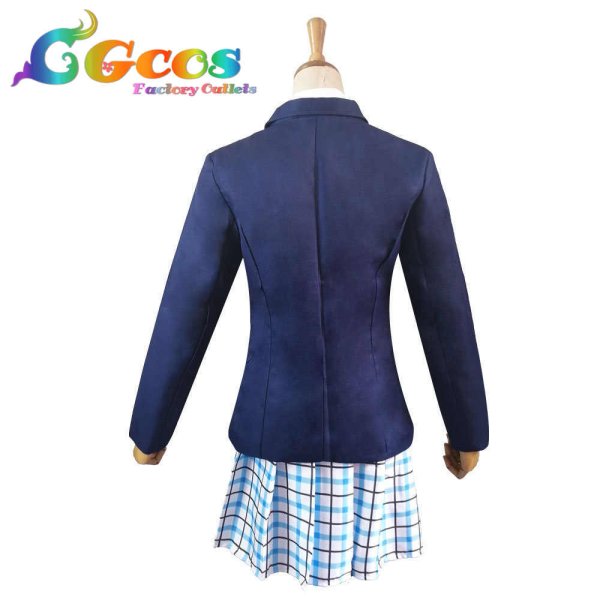 画像2: 聲の形 西宮硝子 コスプレ衣装 (2)