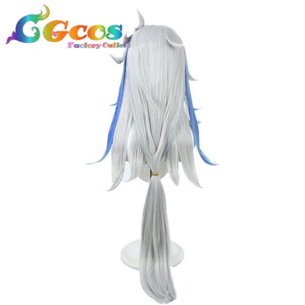 画像2: 原神　げんしん　ウィッグ　ヌヴィレット　コスプレ衣装 (2)
