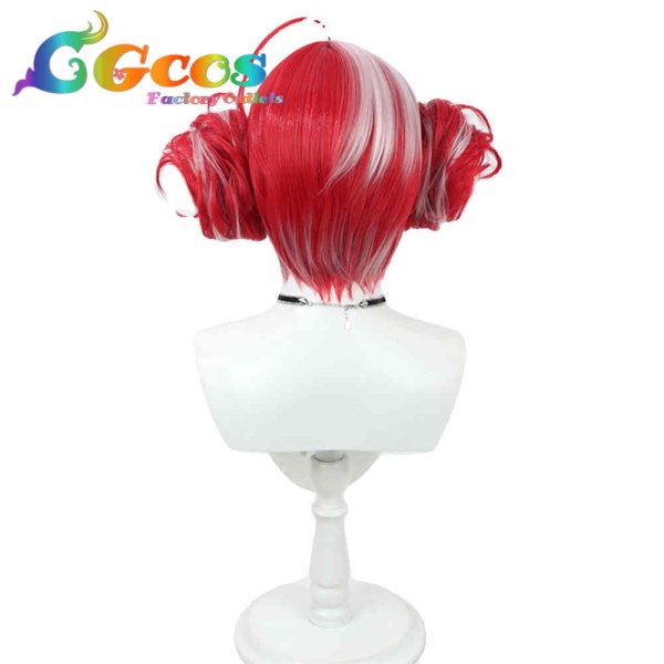 画像2: バーチャルYouTuber VTuber ウィッグ Kureiji Ollie クレイジー・オリー 初期2D コスプレ衣装 (2)