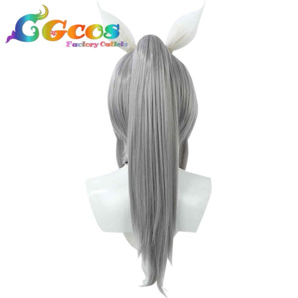 画像2: ウマ娘プリティーダービー ウィッグ タマモクロス 猛ル鳴神 コスプレ衣装 (2)