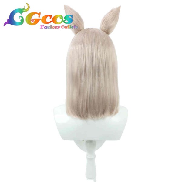 画像2: ウマ娘プリティーダービー ウィッグ ハッピーミーク コスプレ衣装 (2)