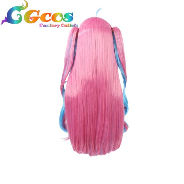 画像2: バーチャルYouTuber VTuber ウィッグ 湊あくあ 妄想アスパルテーム コスプレ衣装 (2)