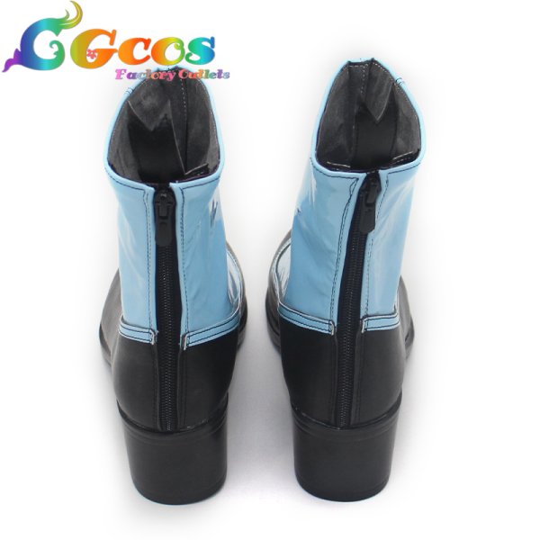 画像2: プロジェクトセカイ カラフルステージ!feat.初音ミク　コスプレ靴　2.5周年記念　青柳冬弥　コスプレブーツ　コスプレ衣装 (2)