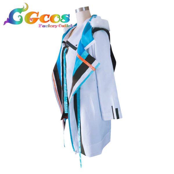 画像2: バーチャルYouTuber VTuber 白上フブキ TEK コスプレ衣装 (2)