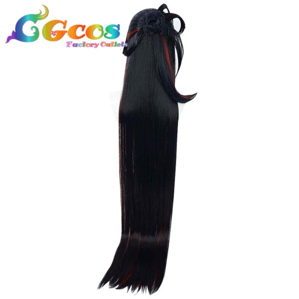 画像2: バーチャルYouTuber VTuber ウィッグ Mika Melatika ミカ・メラティカ Black Strap コスプレ衣装 (2)