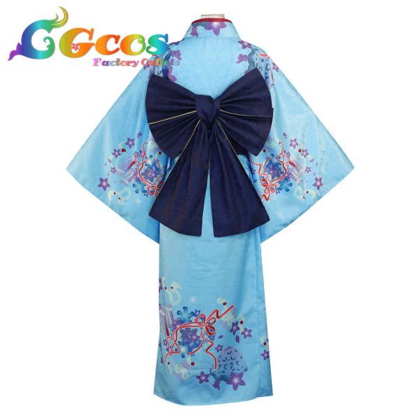 画像2: るろうに剣心 神谷薫 着物 コスプレ衣装 (2)