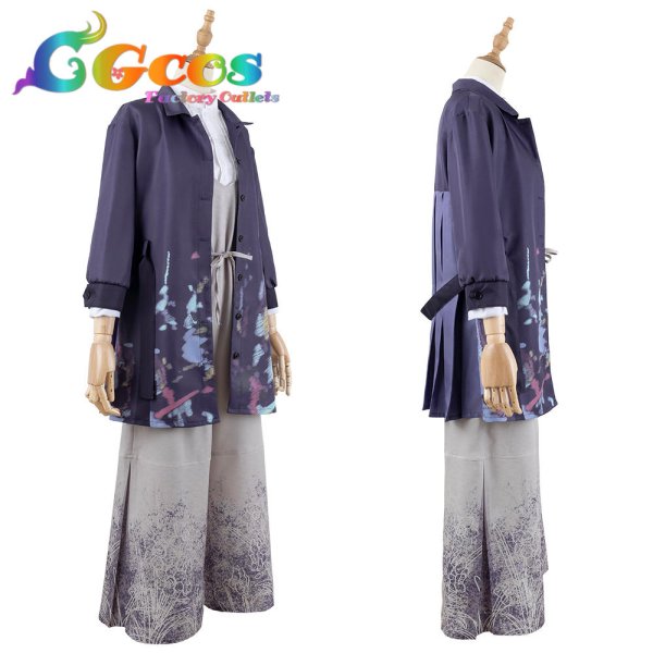 画像2: 「一部在庫あり」プロジェクトセカイ カラフルステージ!feat.初音ミク ナルキッソスサロペット 東雲絵名 リグレットルパンティール コスプレ衣装 (2)