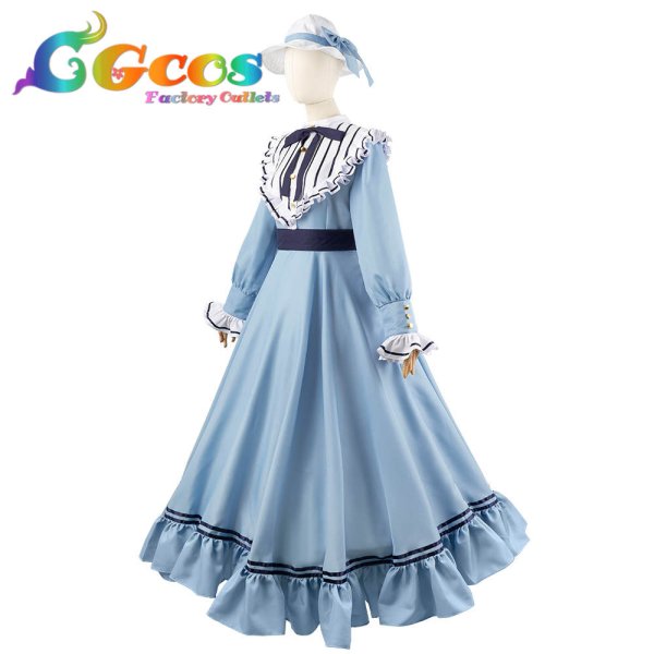 画像2: あんさんぶるスターズ 斎宮宗 マドモアゼル(人形) ブルーver. コスプレ衣装 (2)