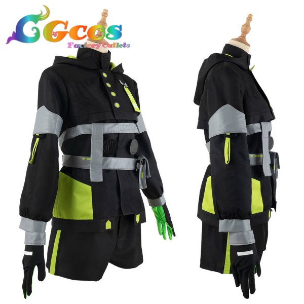 画像3: プロジェクトセカイ カラフルステージ!feat.初音ミク シャープシューター 草薙寧々 標的は逃がさない コスプレ衣装 (3)