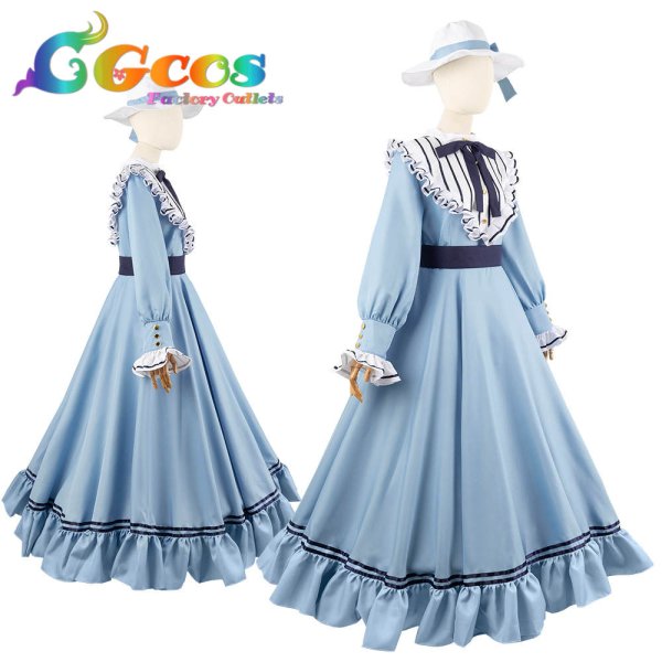 画像3: あんさんぶるスターズ 斎宮宗 マドモアゼル(人形) ブルーver. コスプレ衣装 (3)