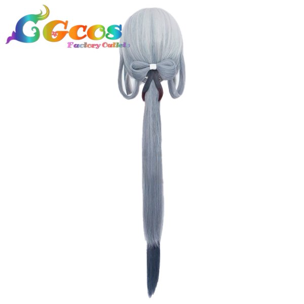 画像2: 崩壊:スターレイル ウィッグ 寒鴉 かんあ コスプレ衣装 (2)