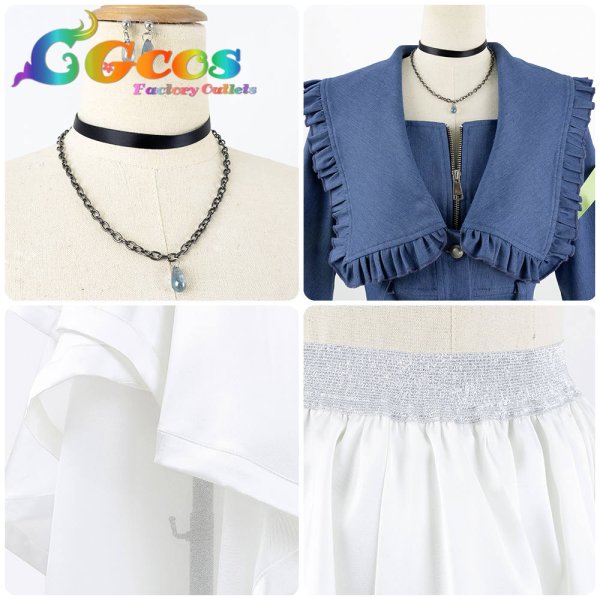 画像5: 「一部在庫あり」BanG Dream! It's MyGO!!!!!  千早愛音 コスプレ衣装 (5)