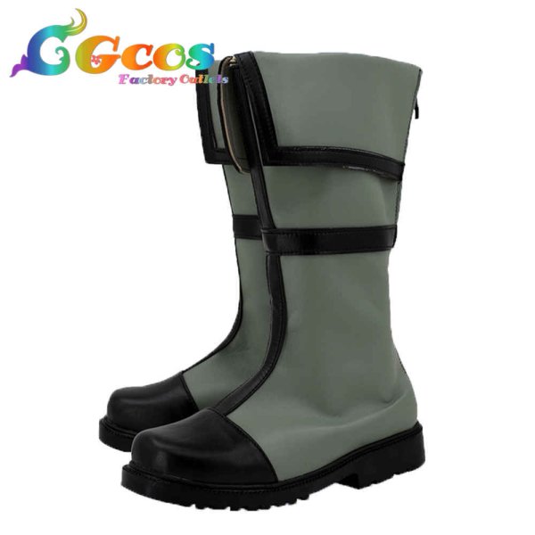 画像2: マギアレコード 魔法少女まどか☆マギカ外伝　コスプレ靴　アリナ・グレイ　コスプレブーツ　コスプレ衣装 (2)