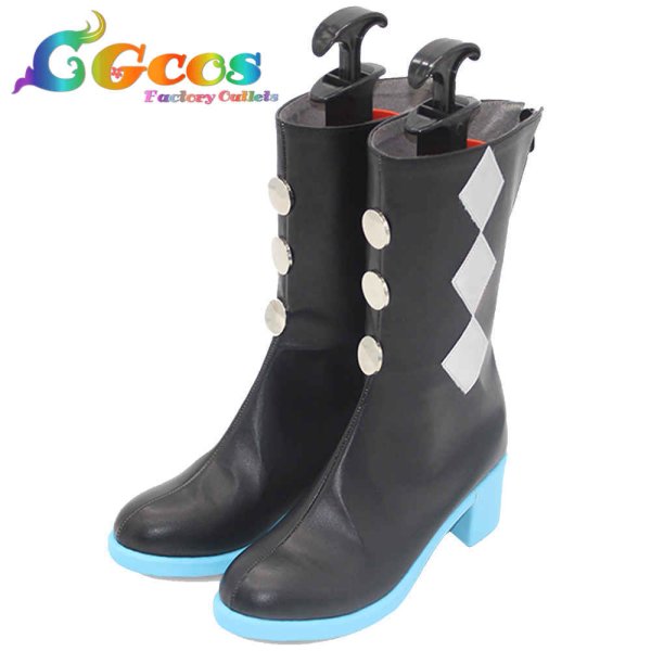 画像2: バーチャルYouTuber　VTuber　コスプレ靴　ヰ世界情緒　Nemophila　コスプレブーツ　コスプレ衣装 (2)