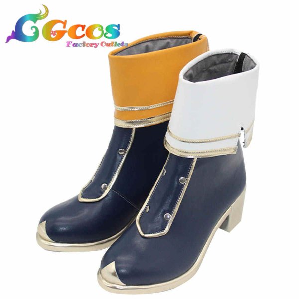 画像2: バーチャルYouTuber　VTuber　コスプレ靴　星川サラ　5周年記念　コスプレブーツ　コスプレ衣装 (2)