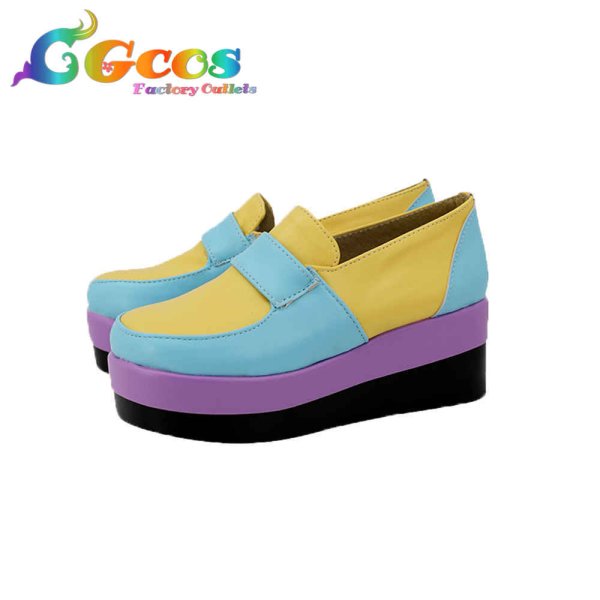 画像2: 東京卍リベンジャーズ　コスプレ靴　灰谷竜胆　イースター　決戦！不思議な森のイースター 〜灰谷蘭編〜　コスプレブーツ　コスプレ衣装 (2)