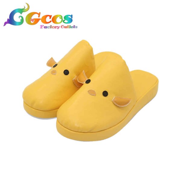 画像3: バーチャルYouTuber　VTuber　コスプレ靴　大空スバル　ひよこお部屋着　コスプレブーツ　コスプレ衣装 (3)