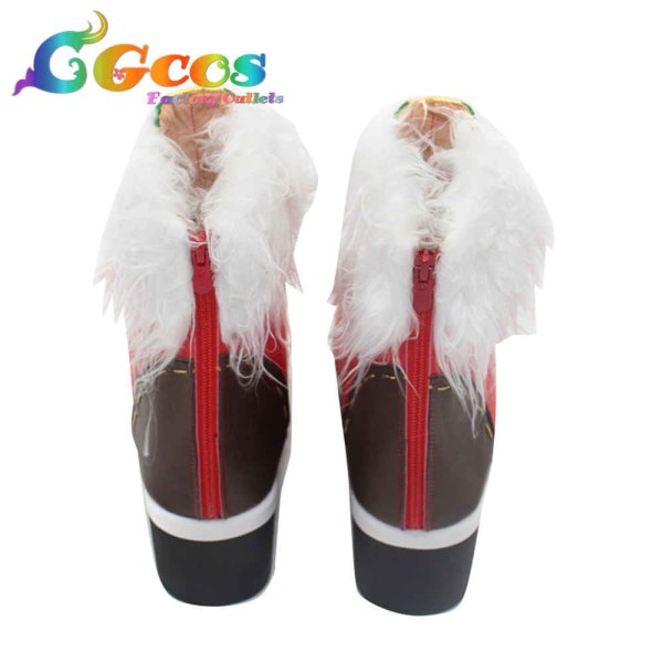 画像3: ウマ娘プリティーダービー　コスプレ靴　ウオッカ　クリスマス　コスプレブーツ　コスプレ衣装 (3)