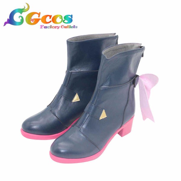 画像3: バーチャルYouTuber　VTuber　コスプレ靴　百鬼あやめ　ブライト衣装　コスプレブーツ　コスプレ衣装 (3)